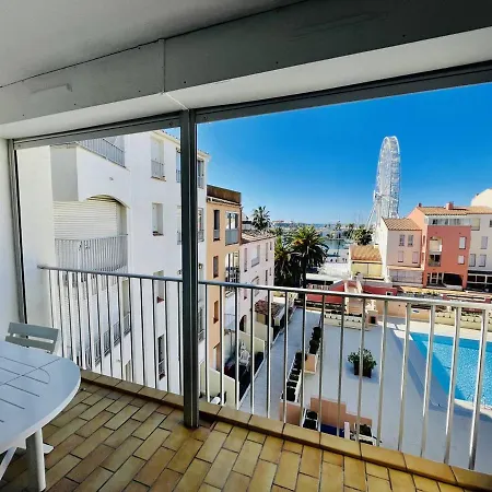 Cap D'agde, 2 Pieces, 4 Personnes - Fr-1-723-21 아파트 아그