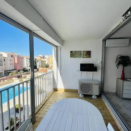 Cap D'agde, 2 Pieces, 4 Personnes - Fr-1-723-21 아파트 아그